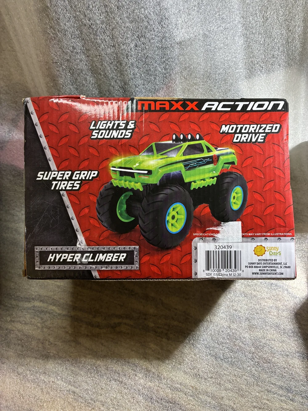 Hyper Climber Motorized Kids Toy Truck - Neon Green